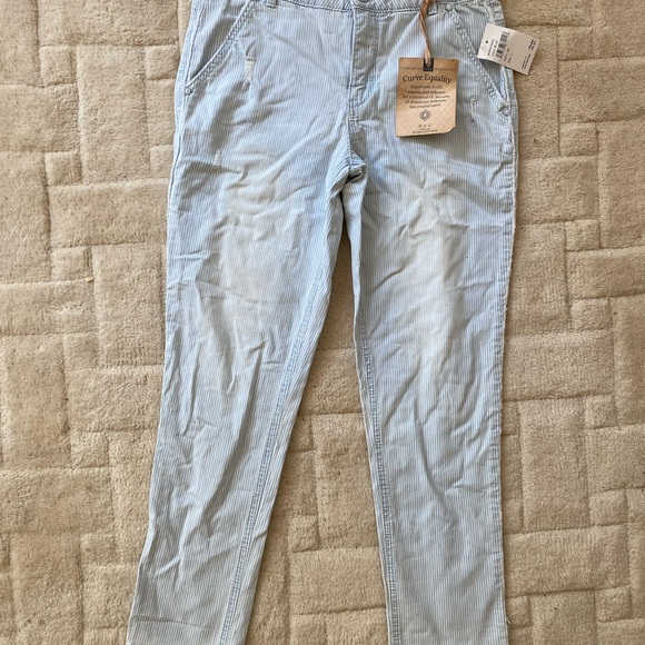 NEW Democracy blue and white striped jeans - Picture 3 of 3